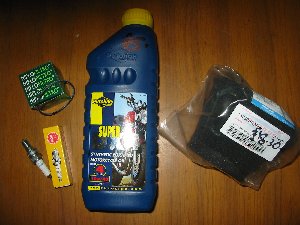 Service kit including Air filter Hyosung XRX125